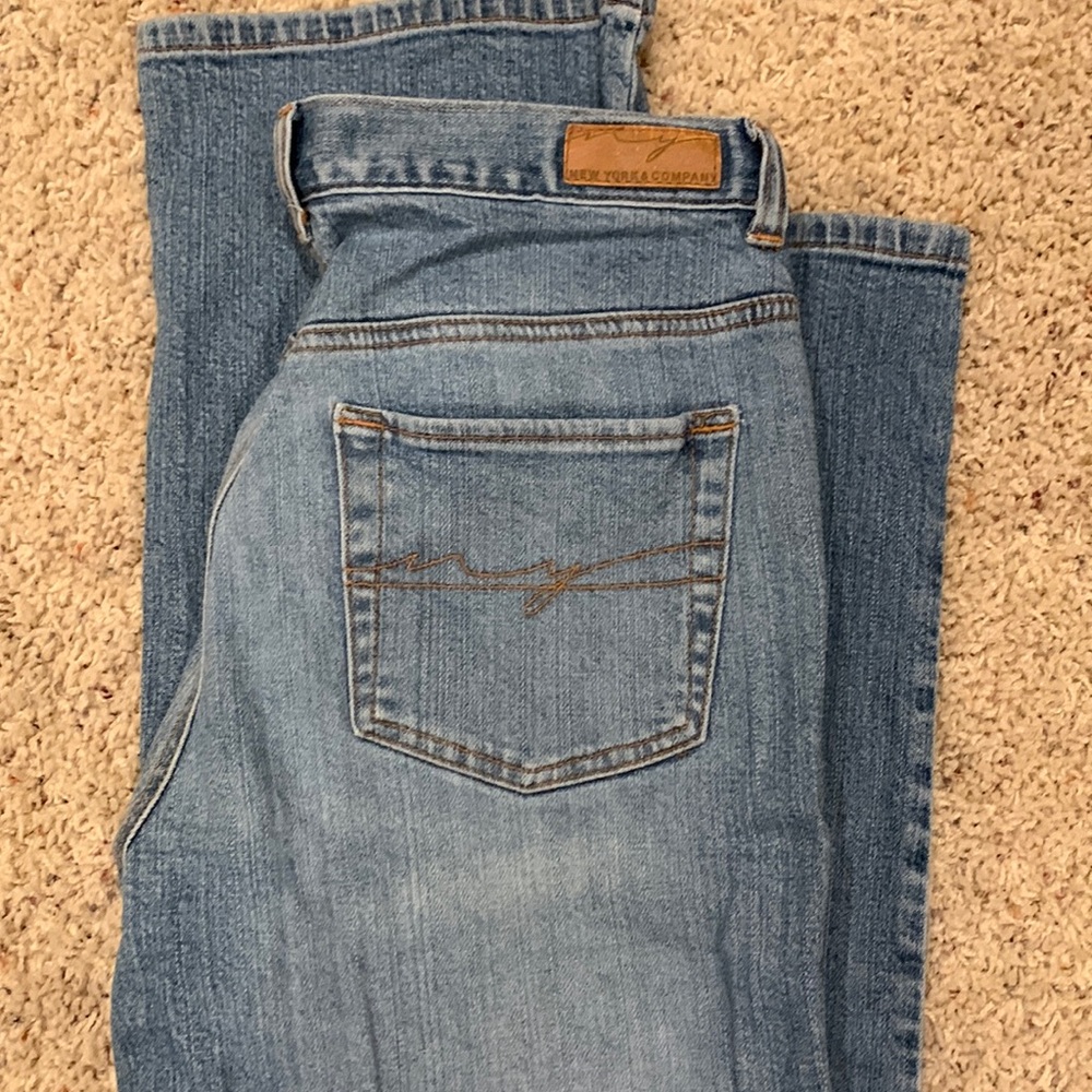 VINTAGE New York & Company Misses Denim Jeans. Size TALL 6.